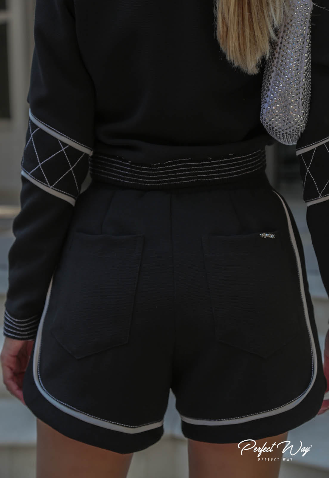 Box Crepe Shorts