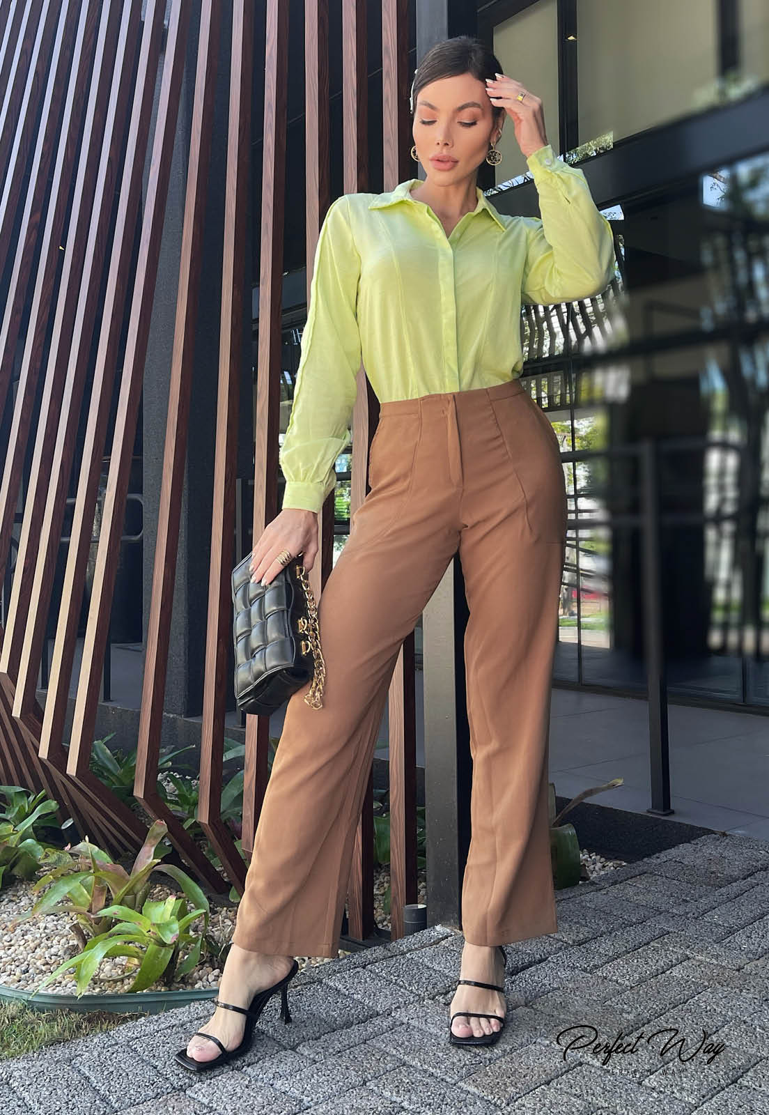 Light Green Button Up Shirt