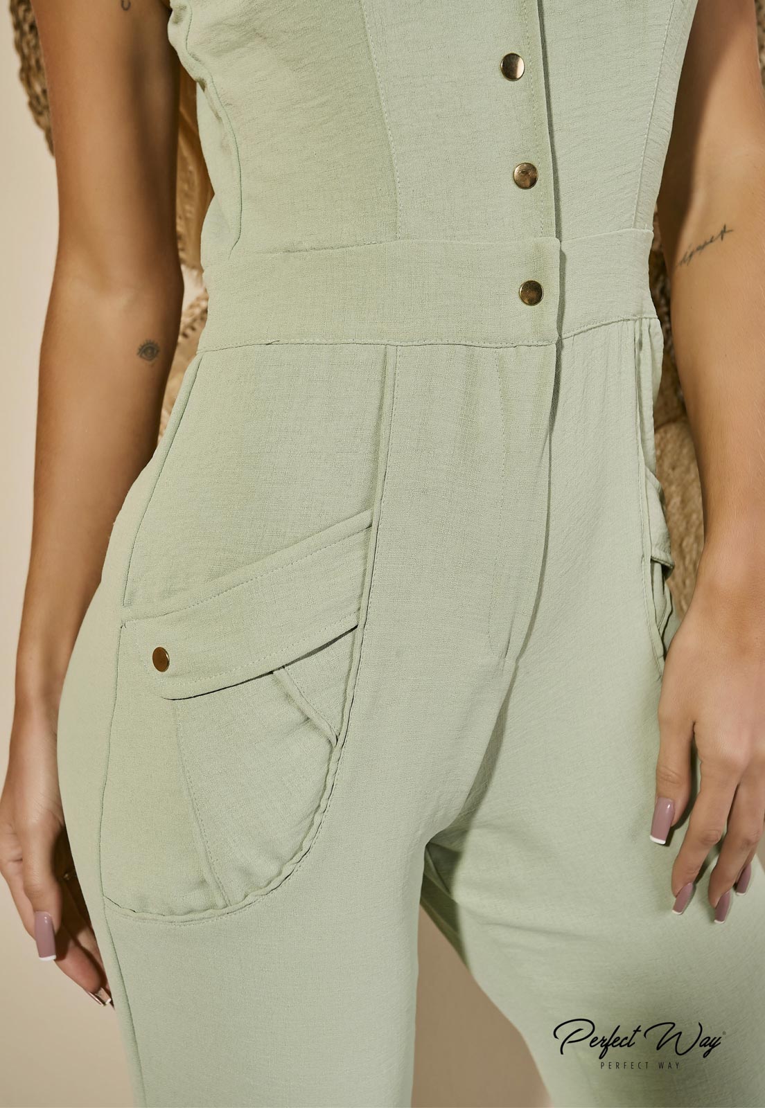 Green Jumpsuit