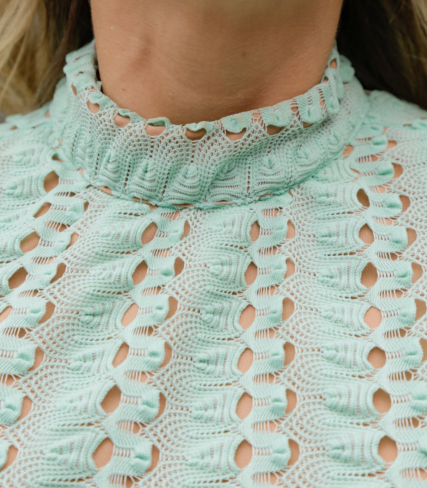 Dandara - Green Long Sleeve Short Dress