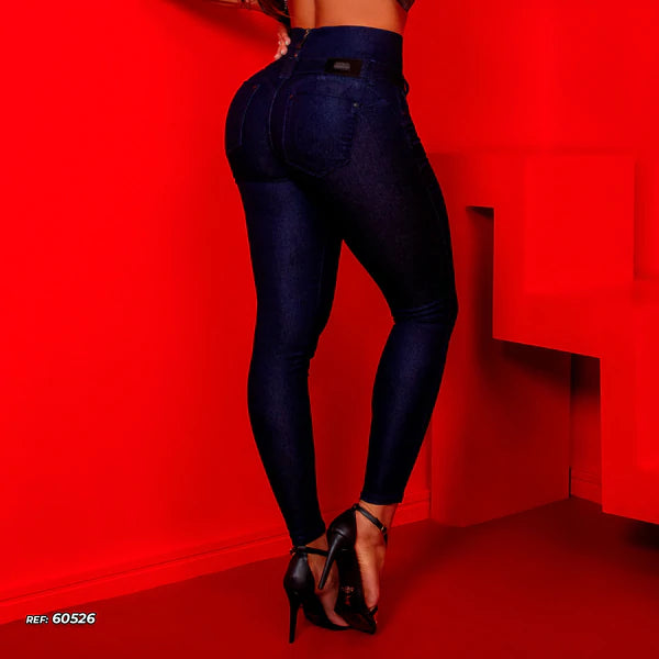Dark Blue "Perfect Waist" Skinny Jeans