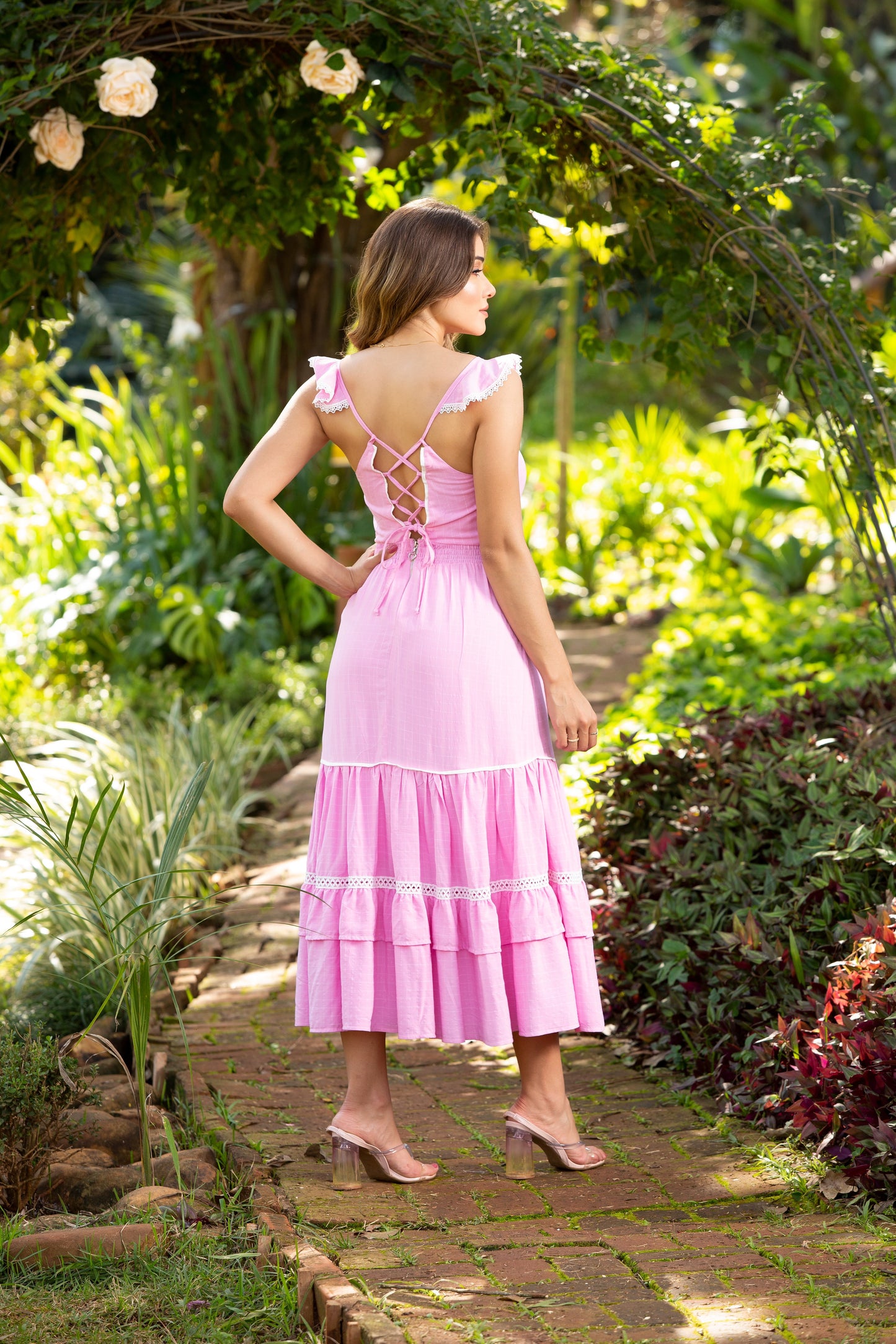 Boneca - Light Pink Midi Dress