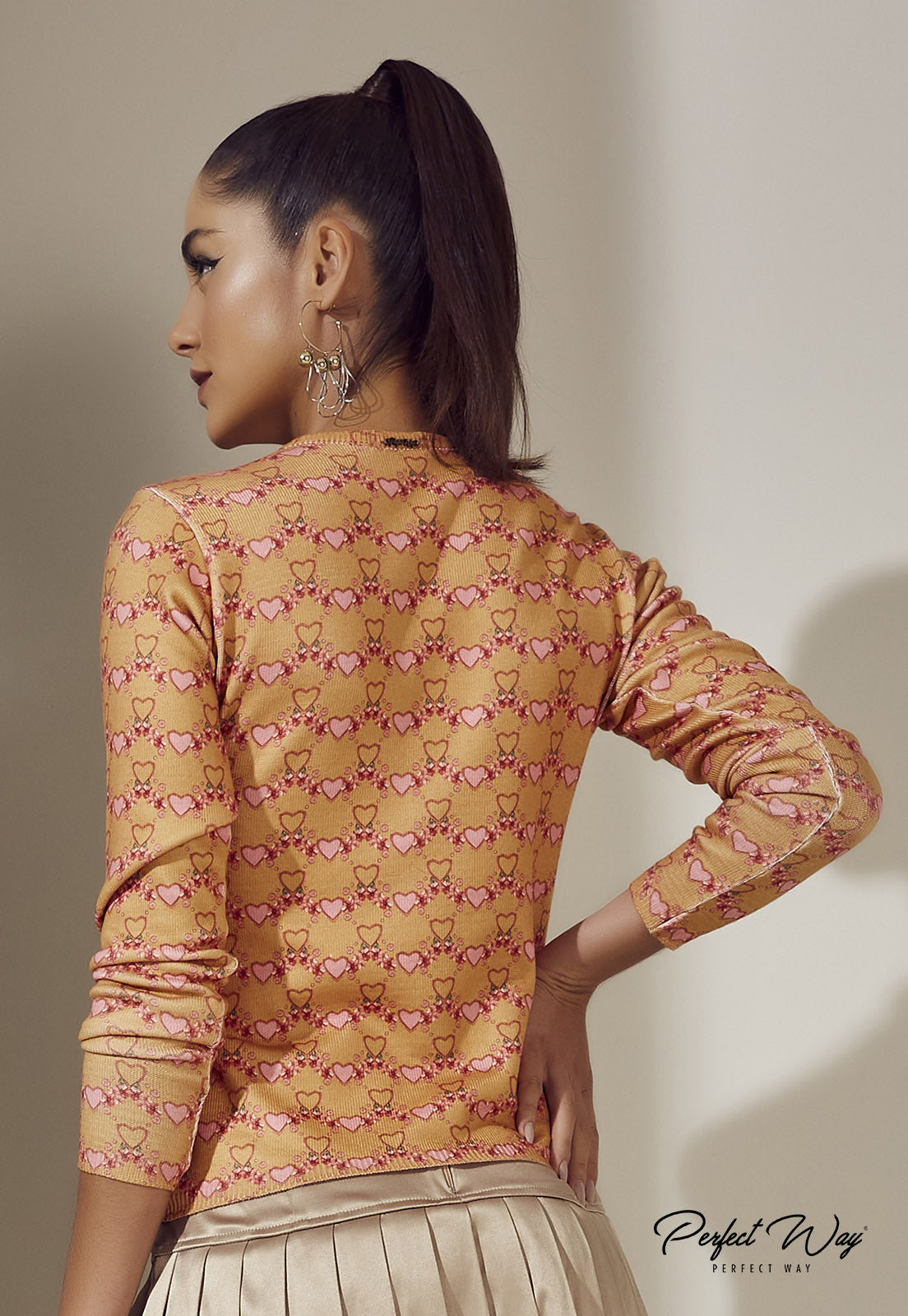 Cute Fox Print Sweater